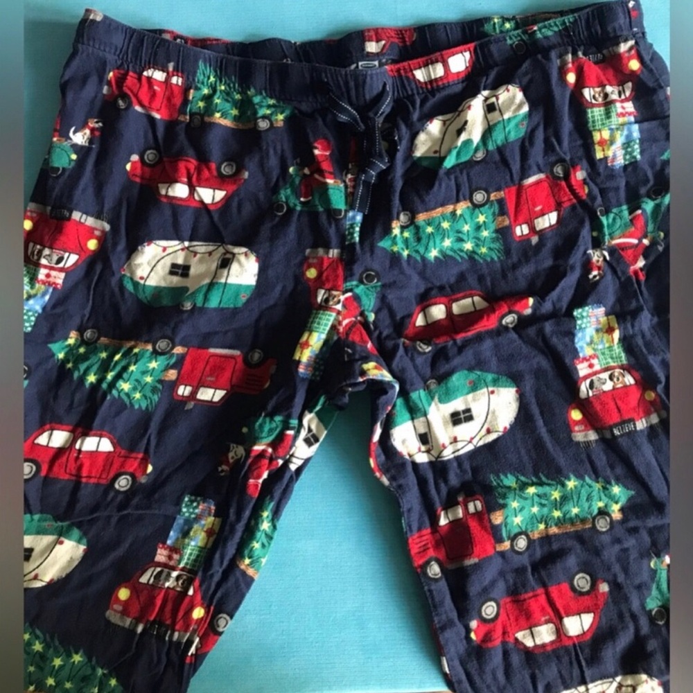 Ladies Old Navy Navy Holiday Camper Pajama Pants - Size 3x